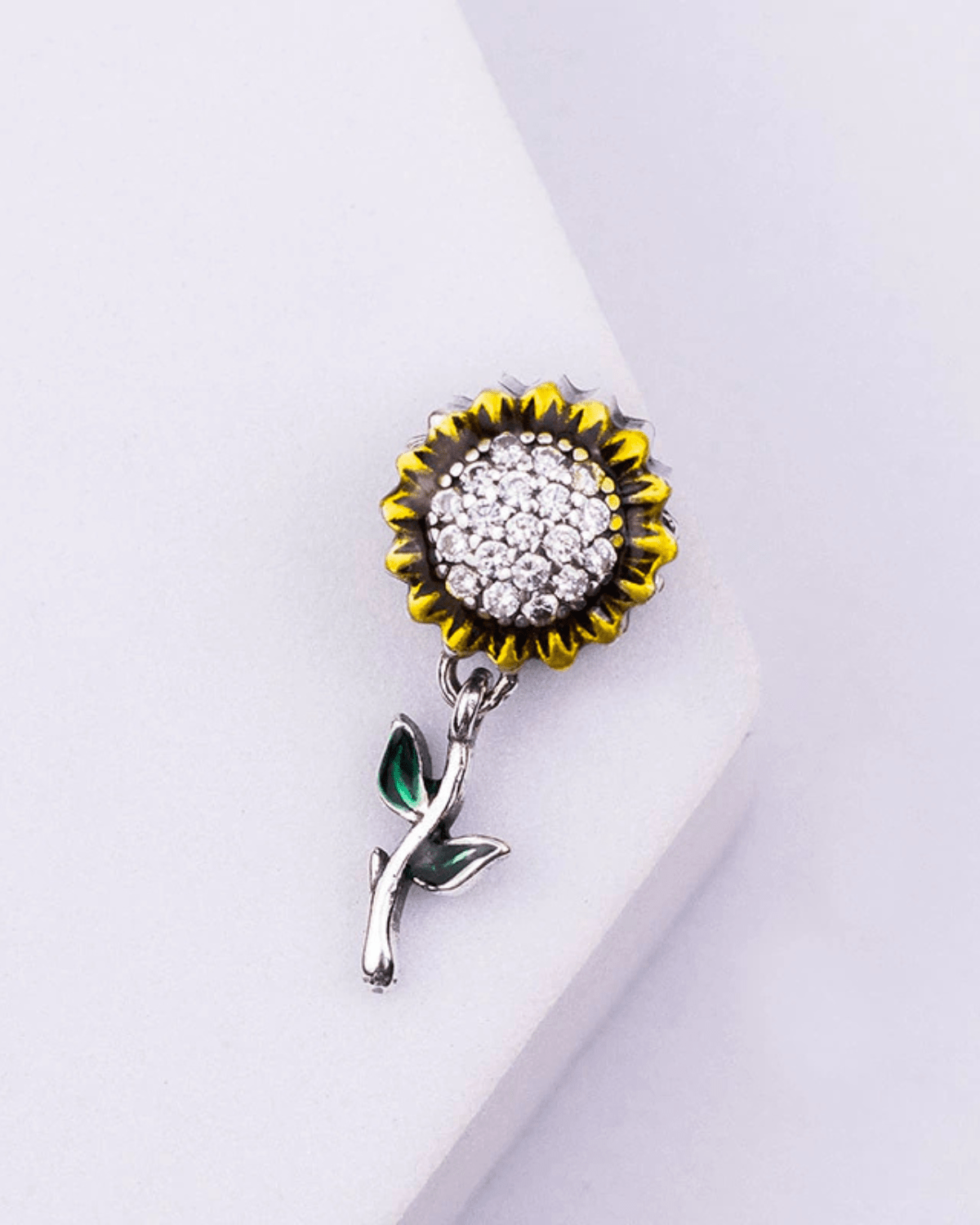 Berloque Girassol Prata 925 - Karina Pratas