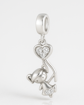 Berloque Menina em Prata 925 - Karina Pratas