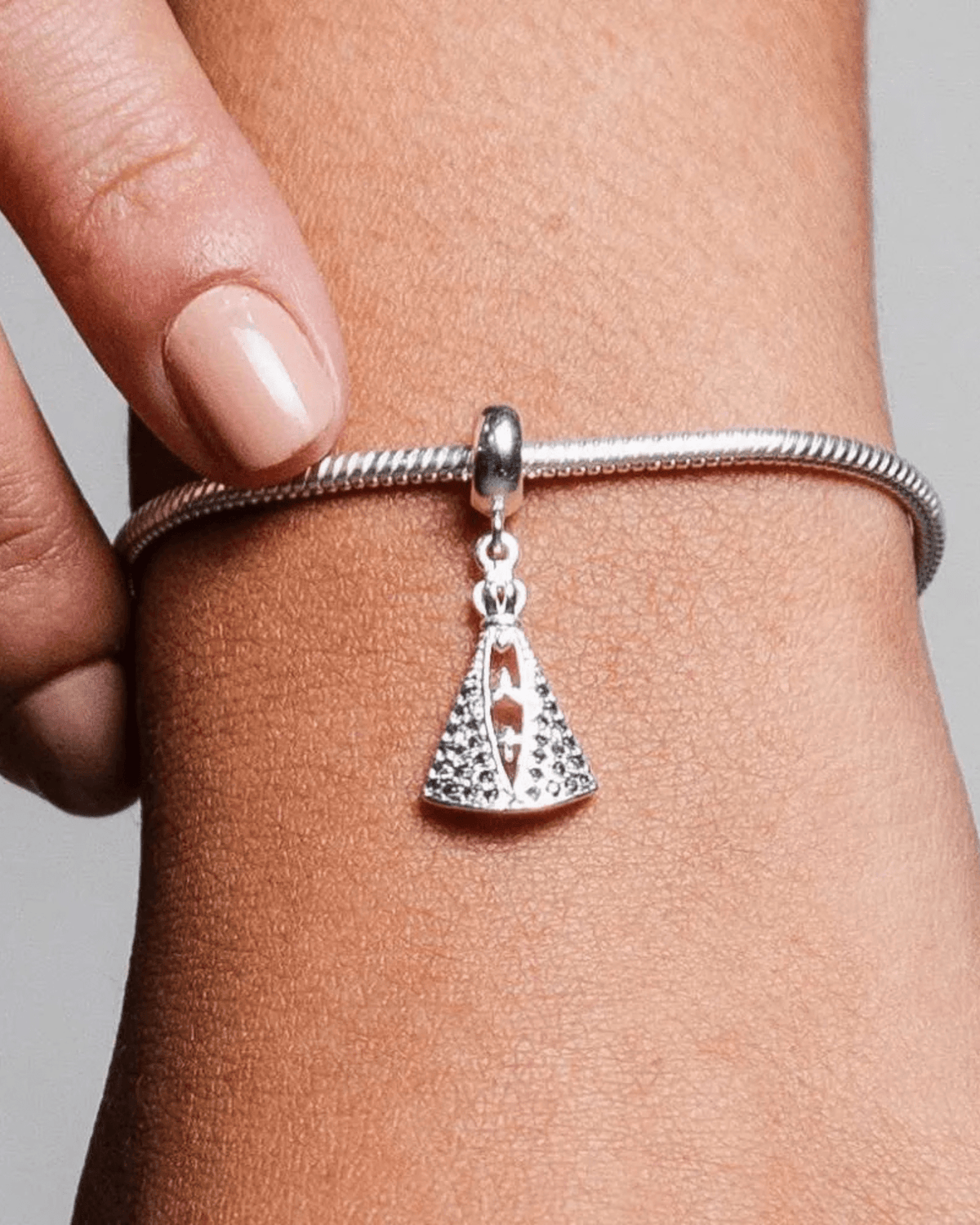 Berloque Nossa Senhora Manto Azul - Karina Pratas