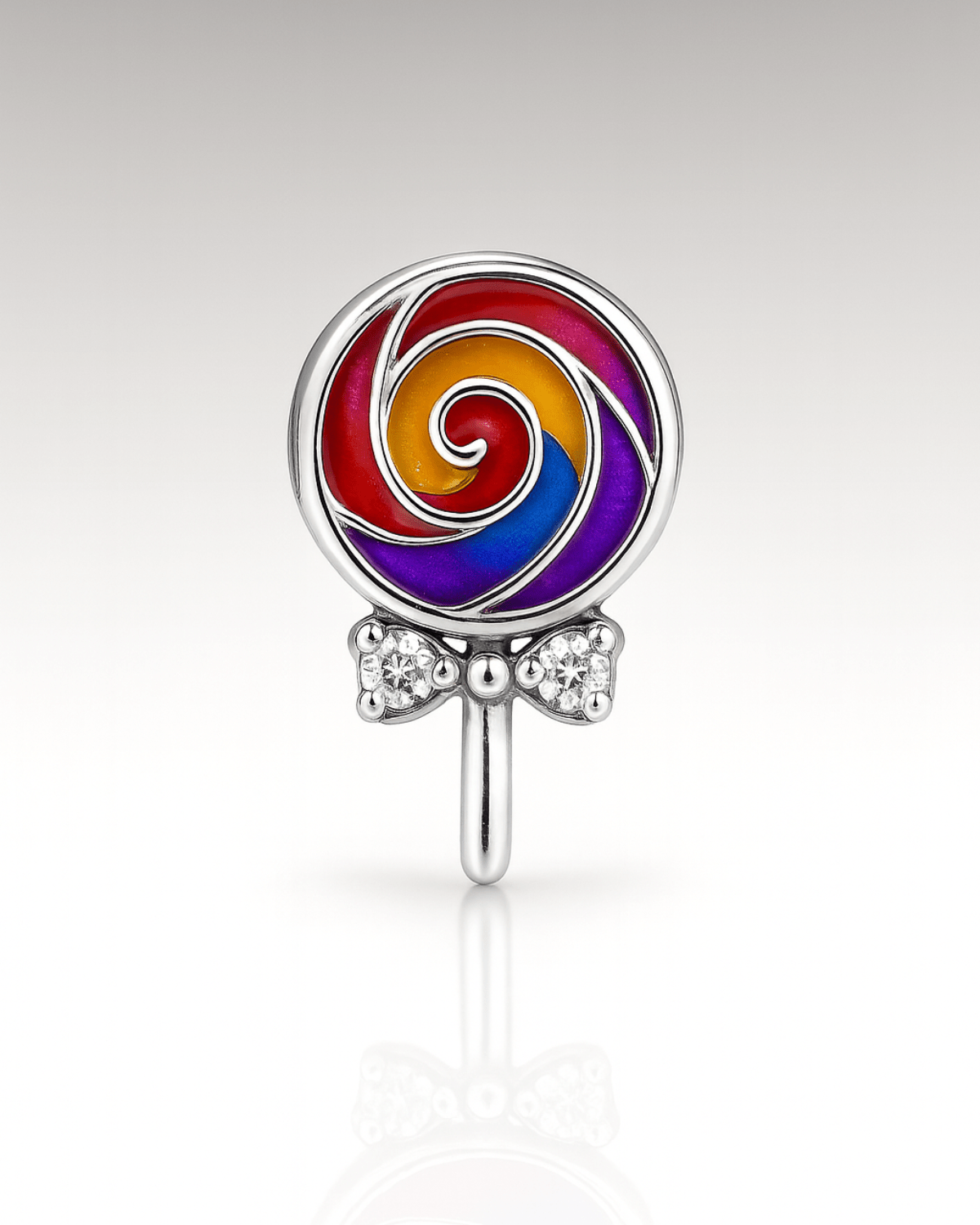 Berloque Pirulito Prata 925 - Karina Pratas