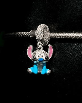 Berloque Stitch em 3d Prata 925 - Karina Pratas