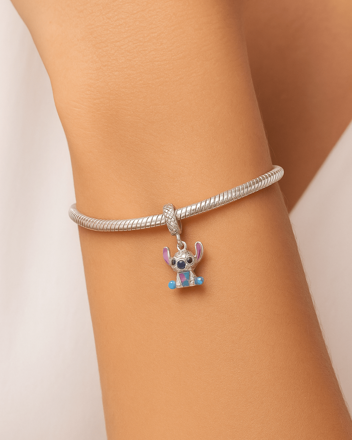 Berloque Stitch em Prata 925 - Karina Pratas