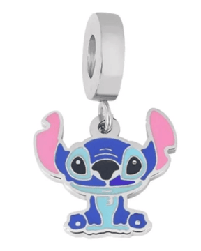 Berloque Stitch Esmaltado Prata 925 - Karina Pratas