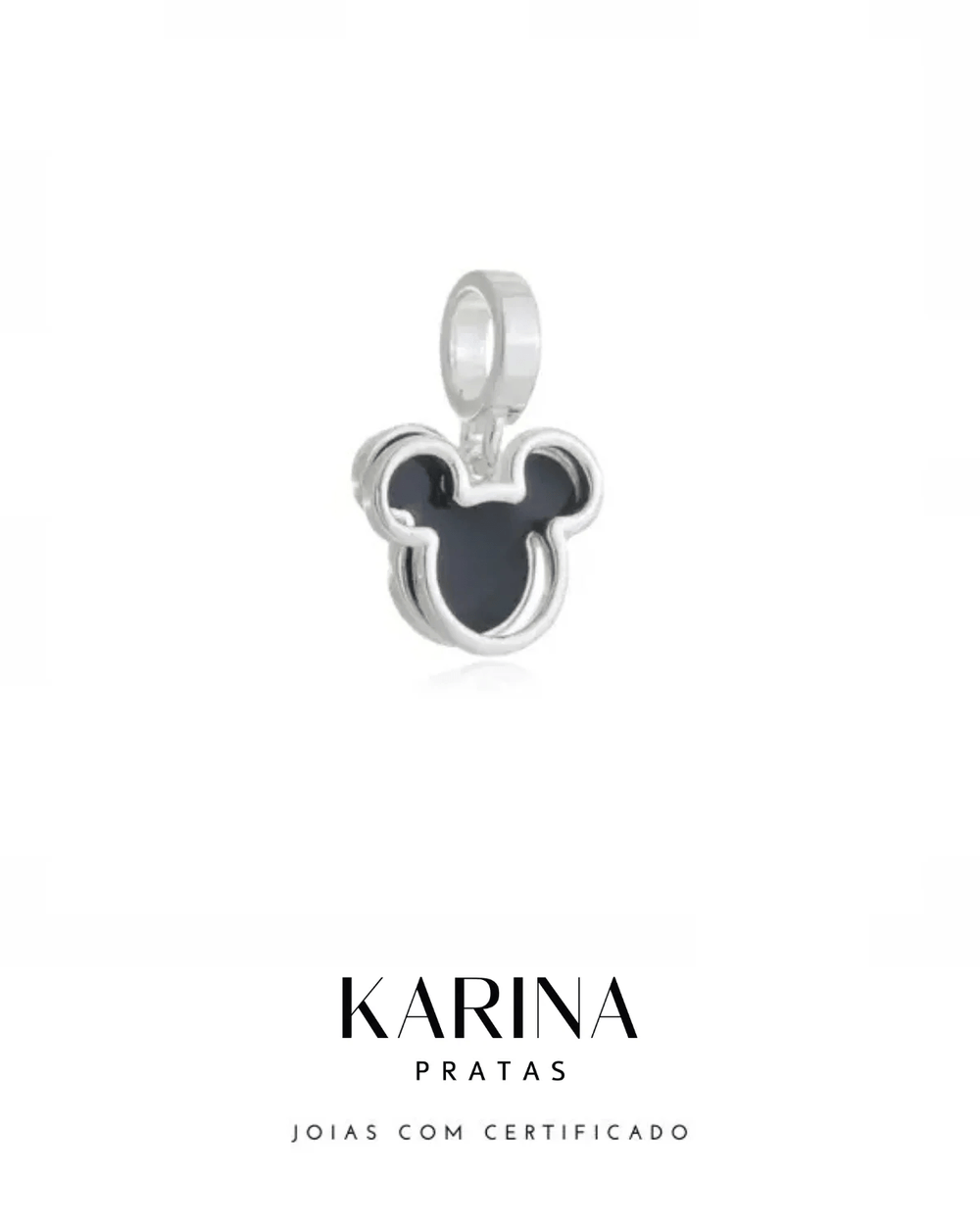 Berloques Mickey – Prata 925 - Karina Pratas