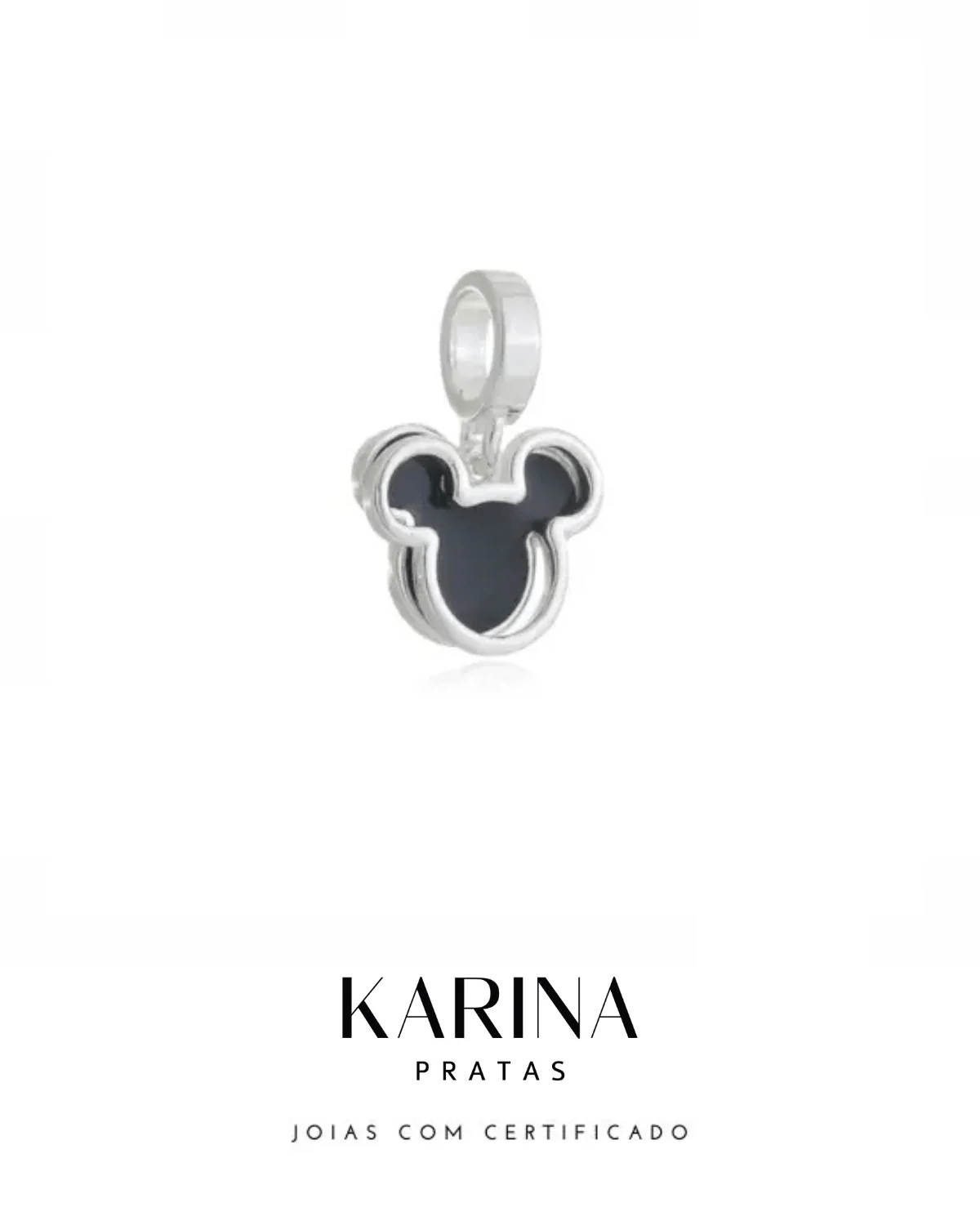 Berloques Mickey – Prata 925 - Karina Pratas