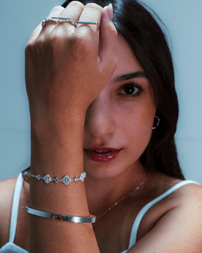 Bracelete Fio Quadrado Prata 925 - Karina Pratas