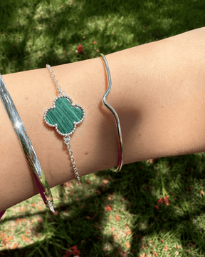 Bracelete Fio V Regulável Prata 925 - Karina Pratas