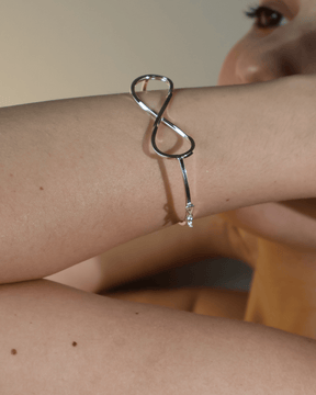 Bracelete Infinito Prata 925 - Karina Pratas