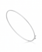Bracelete Redondo Liso2 mm 18 Cm Prata 925 - Karina Pratas
