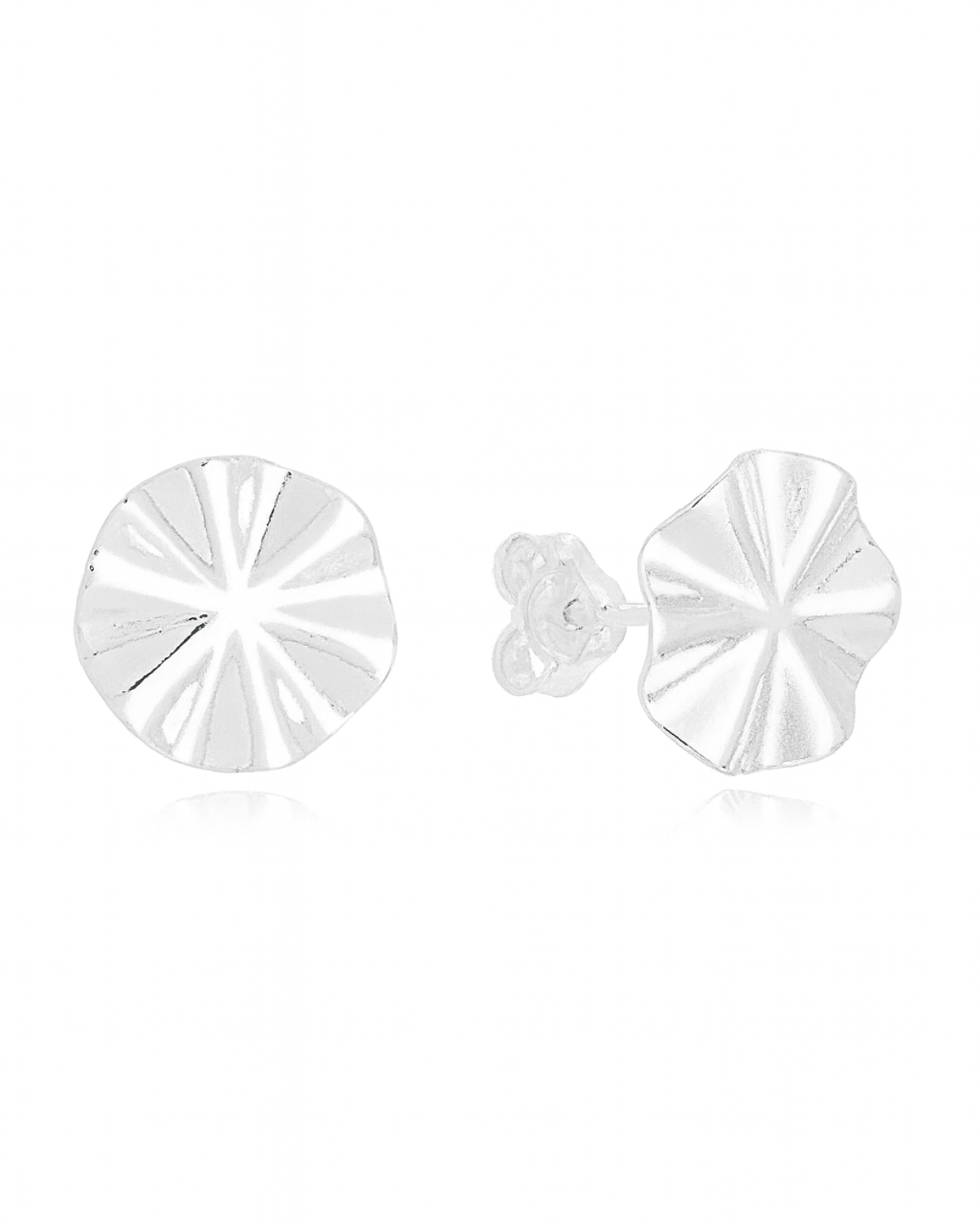 Brinco Círculo Abaulado Prata 925 - Karina Pratas