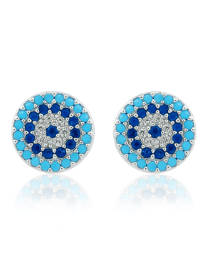 Brinco Colorido em Prata 925 - Karina Pratas