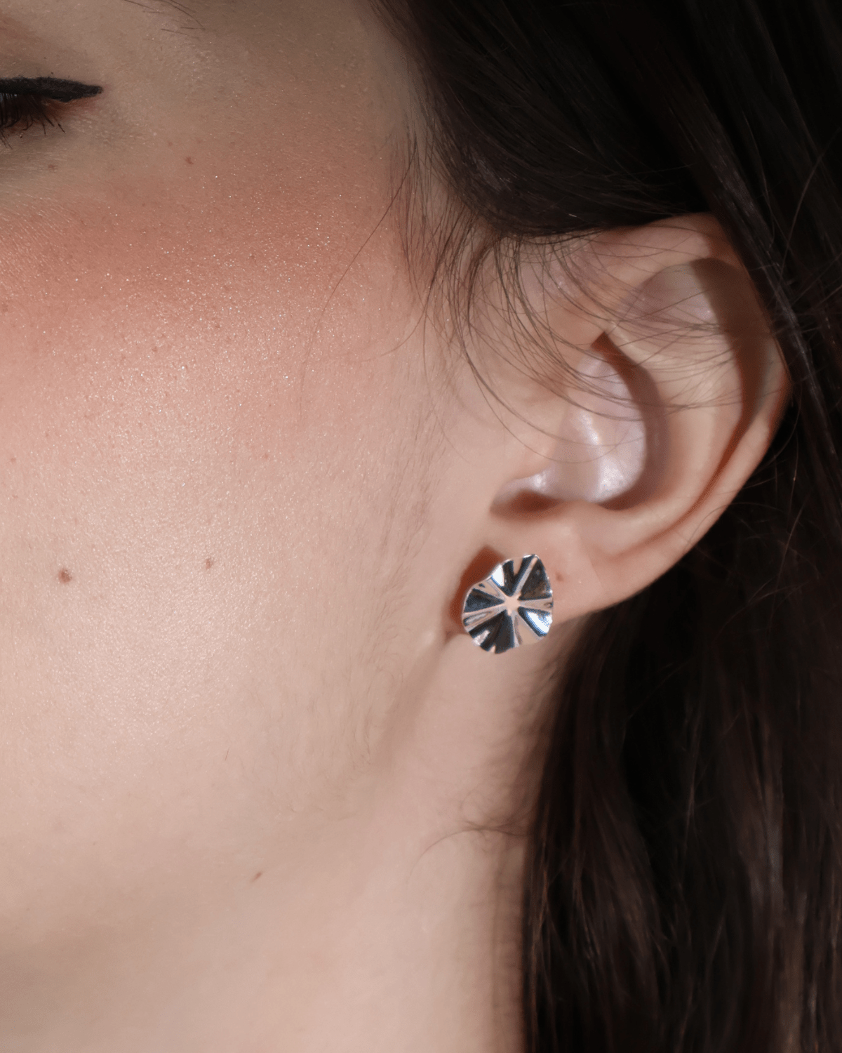 Brinco Gota Abaulada Prata 925 - Karina Pratas