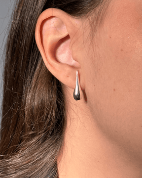 Brinco Gota de Prata 925 - Karina Pratas