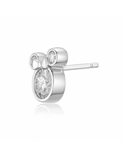 Brinco Minne Cristal Prata 925 - Karina Pratas