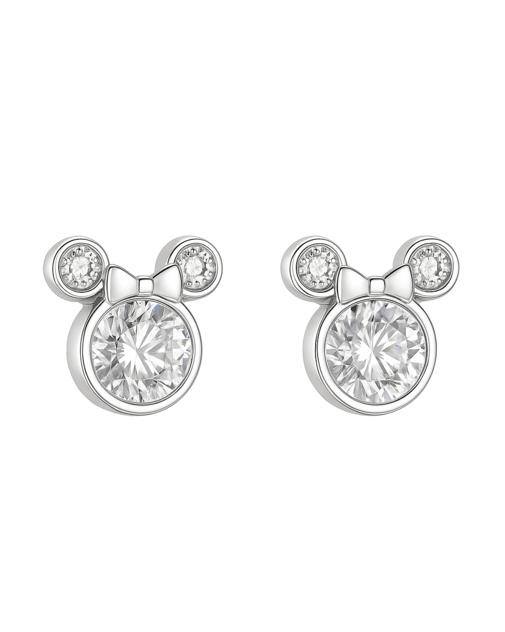 Brinco Minne Cristal Prata 925 - Karina Pratas