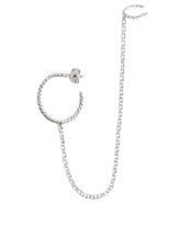 Brinco Piercing Argola Prata 925 - Karina Pratas