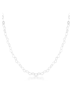 Choker Elos de Corações Prata 925 - Karina Pratas