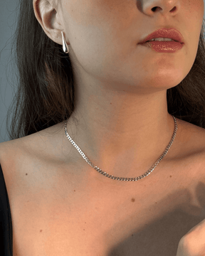 Choker Grumet 3,5 cm Prata 925 - Karina Pratas