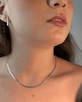 Choker Grumet 3,5 cm Prata 925 - Karina Pratas