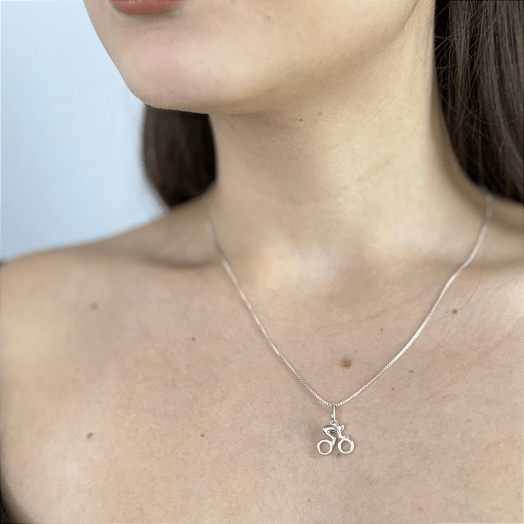 Colar Bicicleta Prata 925 - Karina Pratas