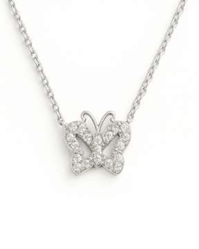 Colar Borboleta Prata 925 - Karina Pratas