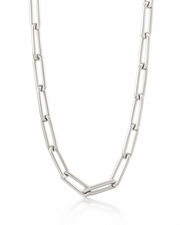 Colar Cartier Elos Quadrado em Prata 925 - Karina Pratas