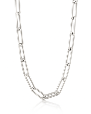 Colar Cartier Elos Quadrado em Prata 925 - Karina Pratas