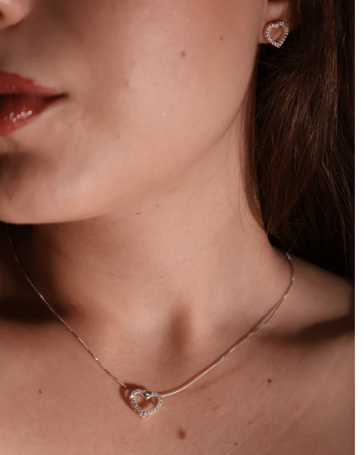 Colar Coração Prata 925 - Karina Pratas