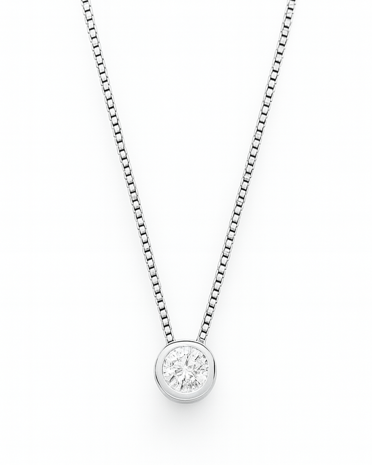 Colar de Prata Ponto de Luz Prata 925 - Karina Pratas