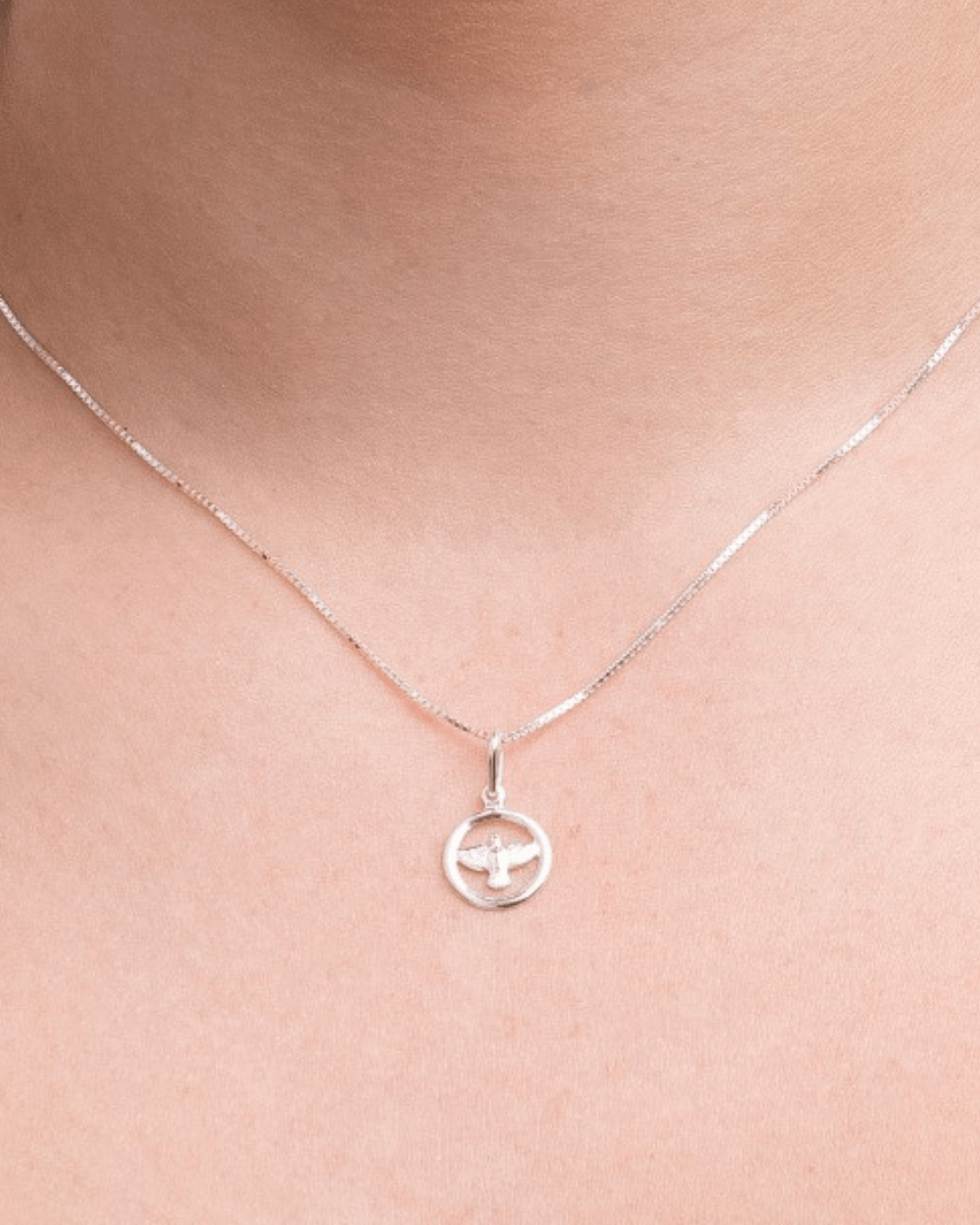 Colar Espírito Santo em Prata 925 - Karina Pratas