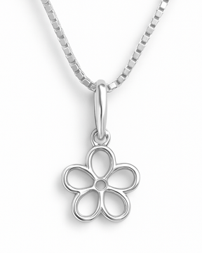 Colar Flor Prata 925 - Karina Pratas