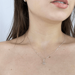 Colar Flor Prata 925 - Karina Pratas