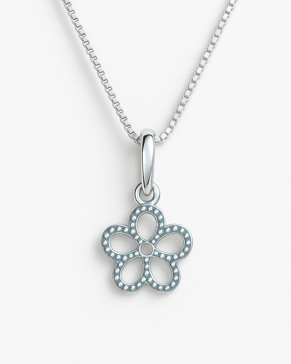 Colar Flor Prata 925 - Karina Pratas