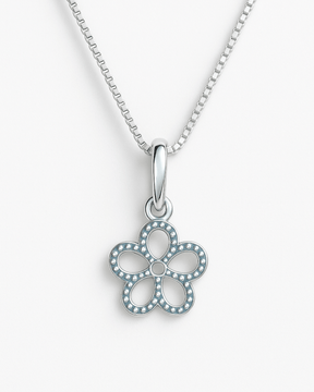 Colar Flor Prata 925 - Karina Pratas