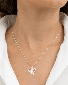 Colar Laço Prata 925 - Karina Pratas