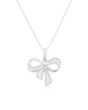 Colar Laço Prata 925 - Karina Pratas