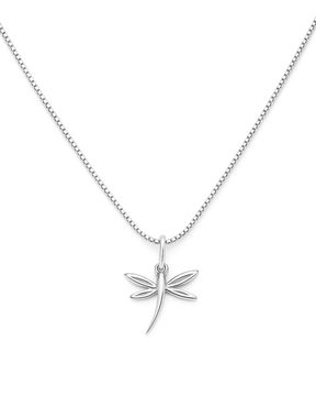 Colar Libélula Lisa Prata 925 - Karina Pratas
