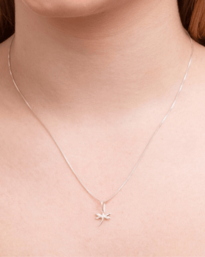 Colar Libélula Lisa Prata 925 - Karina Pratas