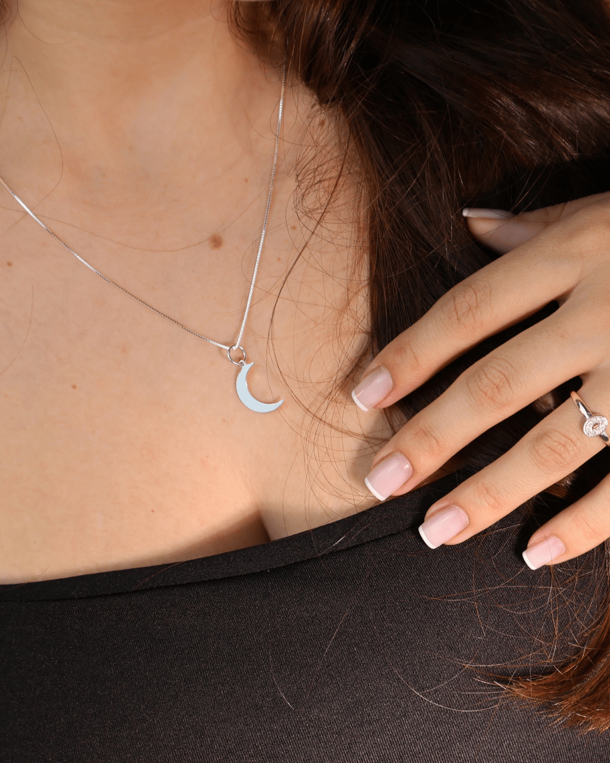 Colar Lua em Prata 925 - Karina Pratas