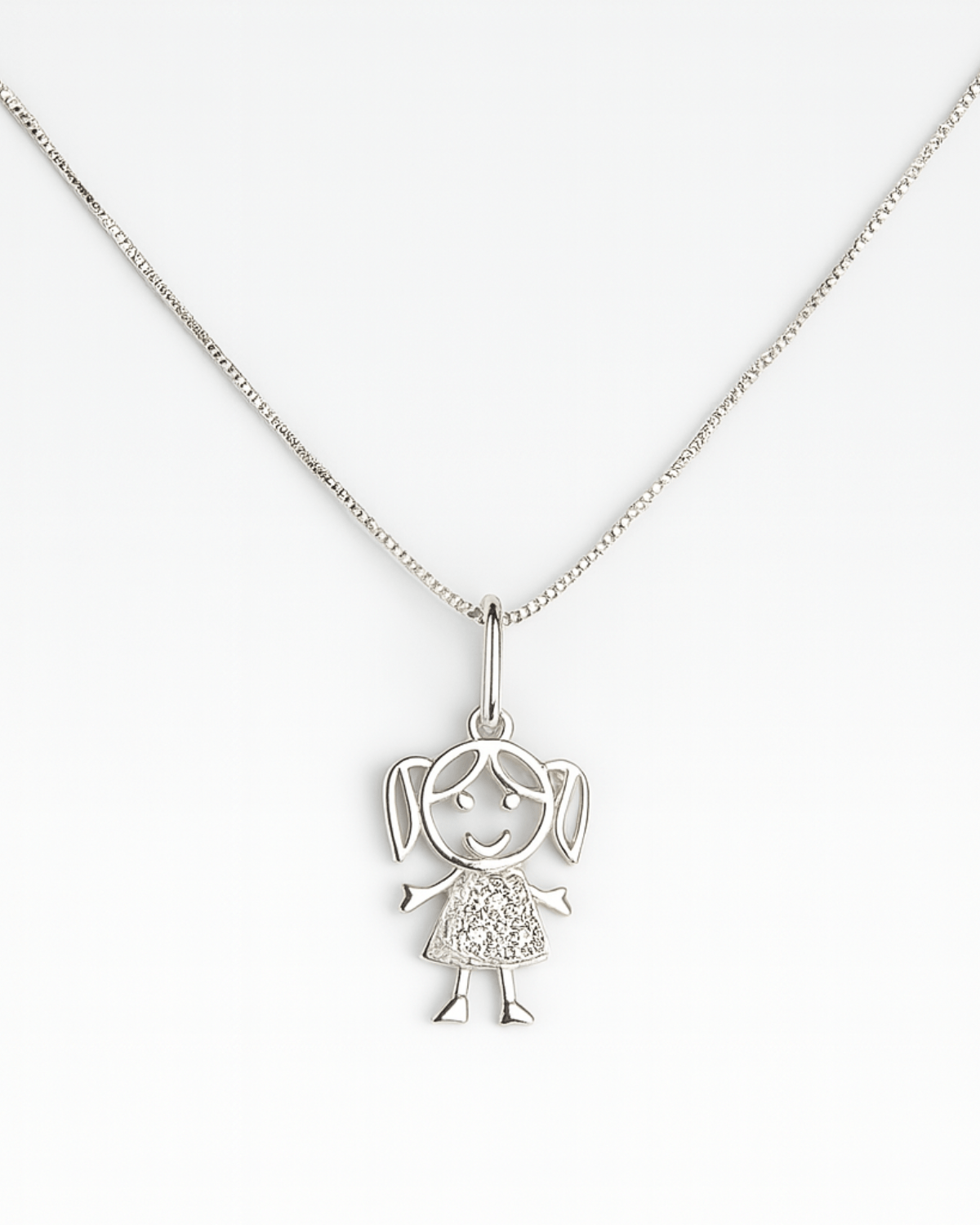 Colar Menina em Prata 925 – 45 cm - Karina Pratas