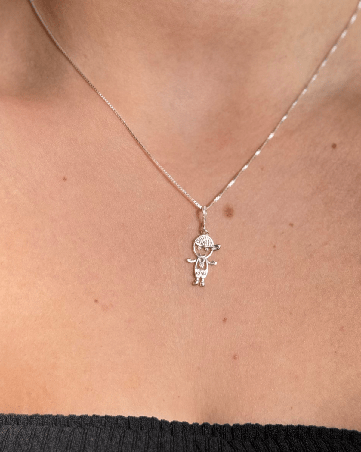 Colar Menino em Prata 925 - Karina Pratas