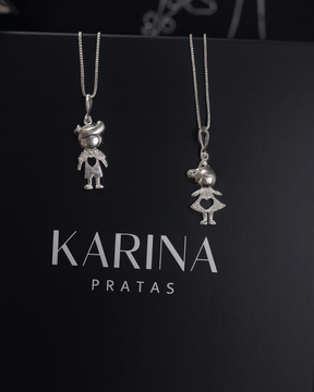 Colar Menino em Prata 925 - Karina Pratas