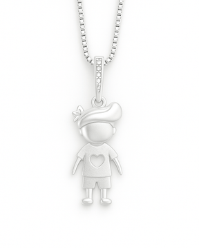 Colar Menino em Prata 925 - Karina Pratas
