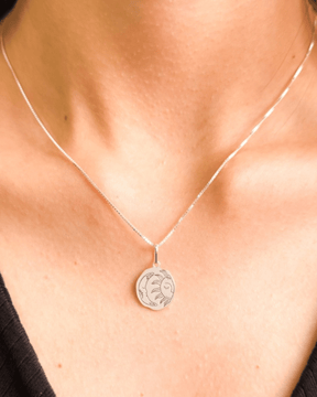 Colar Sol e Lua em Prata 925 - Karina Pratas