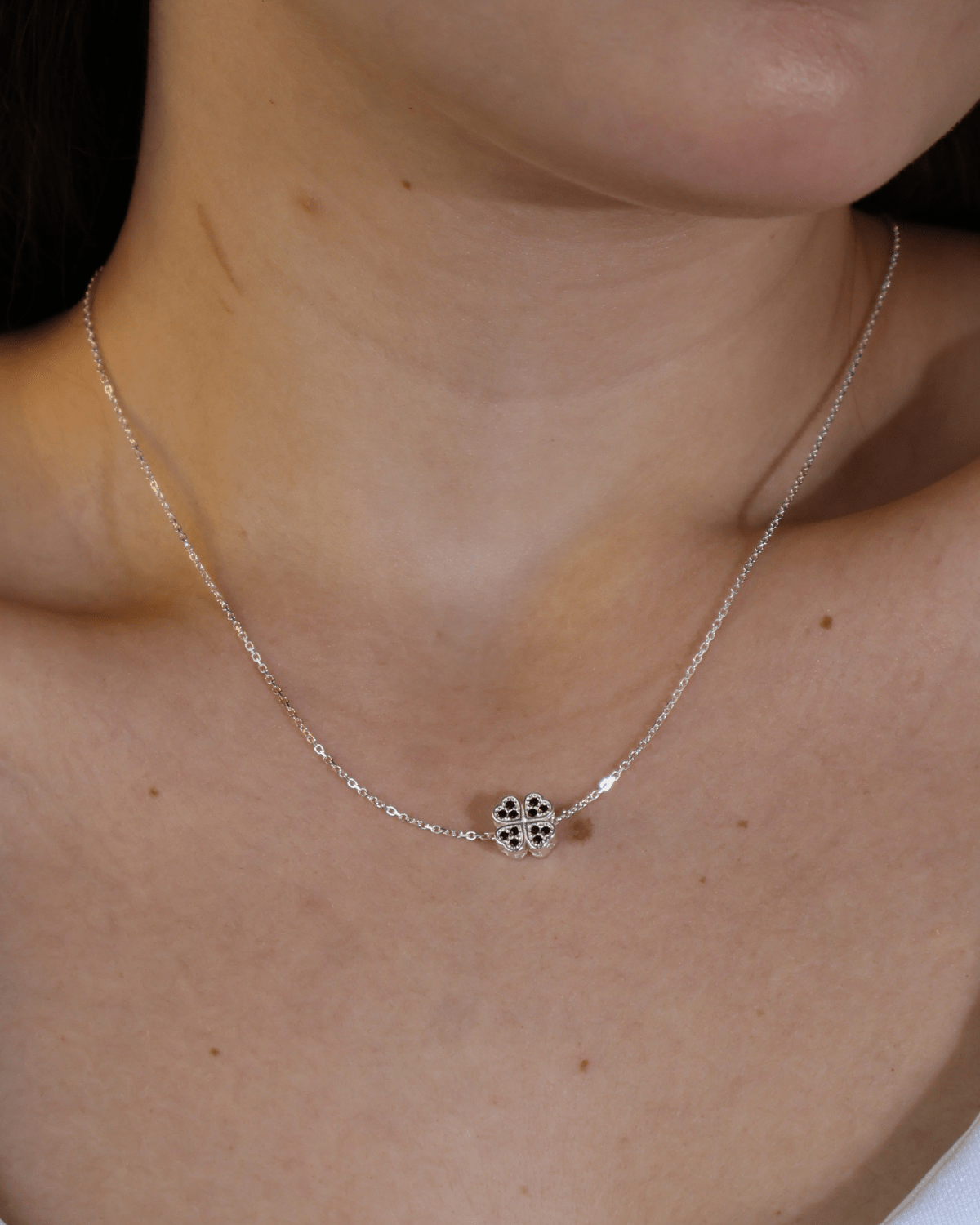 Colar Trevo Prata 925 - Karina Pratas