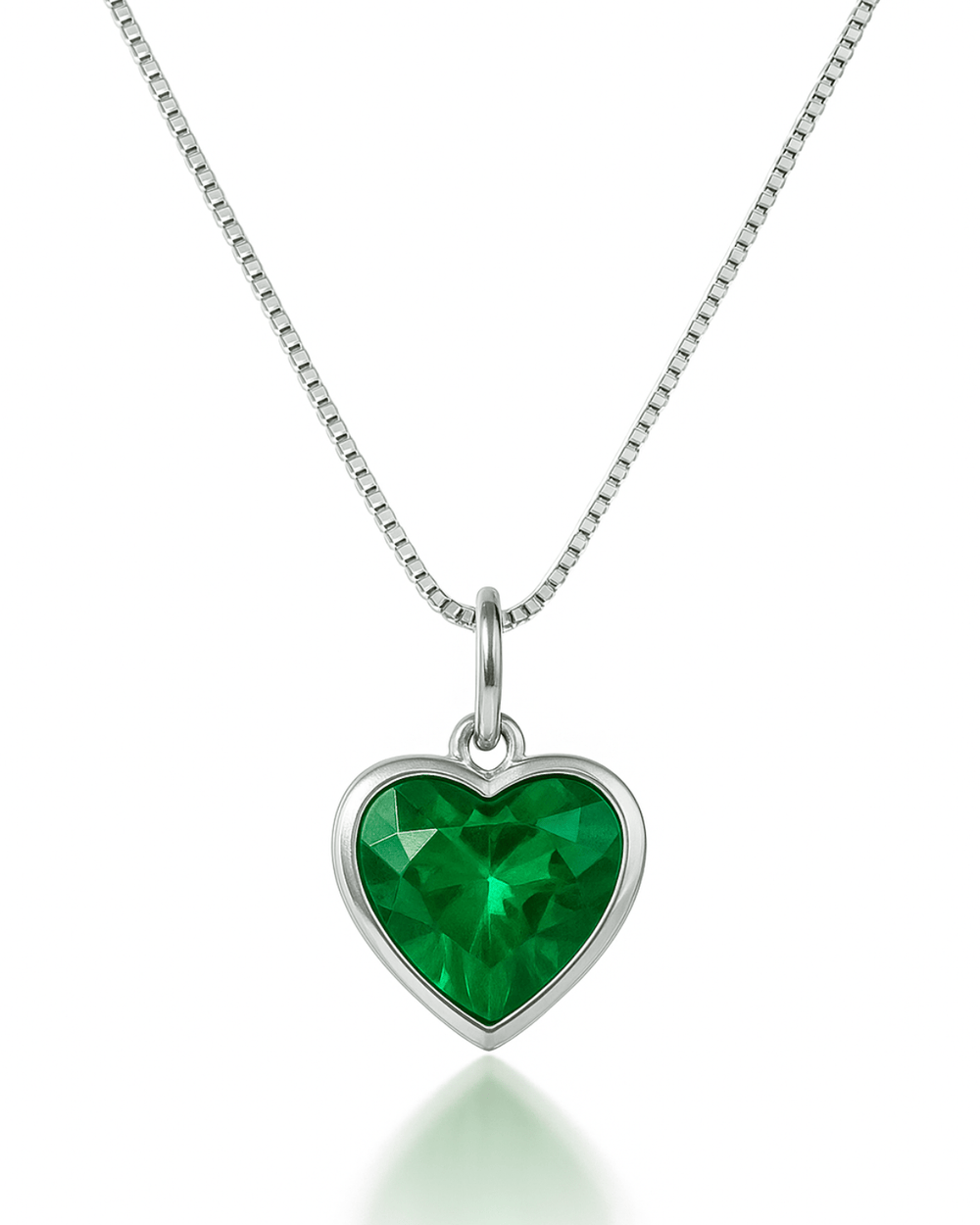 Colar Verde Esmeralda Prata 925 - Karina Pratas