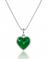 Colar Verde Esmeralda Prata 925 - Karina Pratas