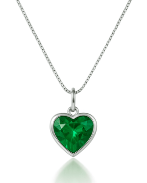 Colar Verde Esmeralda Prata 925 - Karina Pratas