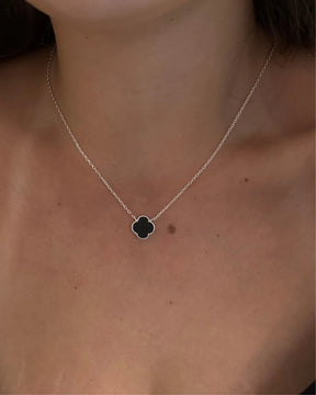 Colar Versailles Preto Em Prata 925