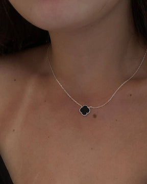 Colar Versailles Preto Em Prata 925
